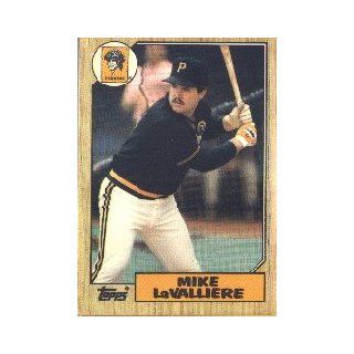 1987 Topps Traded #61T Mike LaValliere: Sports Collectibles