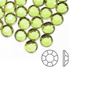 1000pcs Olivine Green Round 2.5x2.5x1 Flat Back Rhinestones Flatback acrylic Gems for Nail Art Cards wholesale SS8 AF0003 9: Jewelry