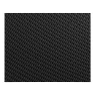 Black Carbon Fiber Photo Print