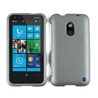 ACCESSORY HARD RUBBERIZED CASE COVER FOR NOKIA LUMIA NK620 METALLIC GRAY: Cell Phones & Accessories