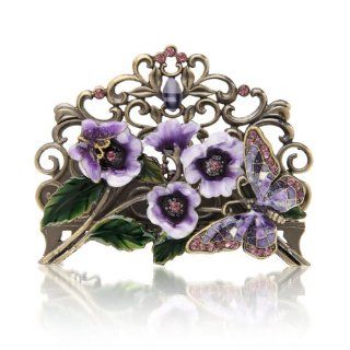 Welforth Purple Butterfly Card Holder Model No. H 376 : Business Card Holders : Office Products