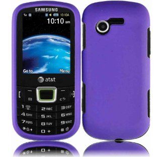 For StraightTalk Samsung SGH S425G Evergreen Slider Hard Cover Case Dark Purple: Cell Phones & Accessories