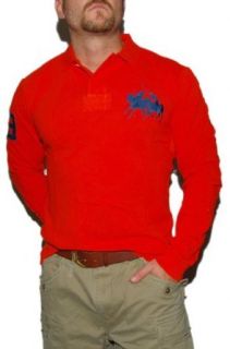 Polo Ralph Lauren Mens Big Pony Match Orange Shirt Custom Fit XL at  Mens Clothing store