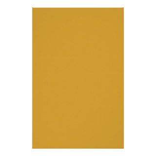 Mustard Seed Dark Yellow Background. Fashion Color Custom Stationery