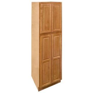 Home Decorators Collection Assembled 24x84x21 in. Vanity Linen Cabinet in Woodford Cinnamon DISCONTINUED VLC242184 WCN