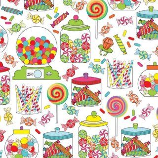 Jillson Roberts Recycled Gift Wrap, Candy Delight, 6 Roll Count (R382) : Gift Wrap Paper : Office Products