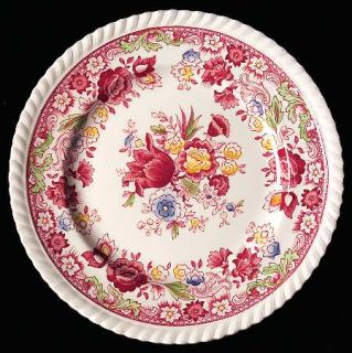 Johnson Brothers Winchester Pink (Rope Edge) Salad Plate, Fine China Dinnerware
