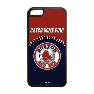 Custom Boston Red Sox Back Cover Case for iPhone 5C LLCC 387: Cell Phones & Accessories