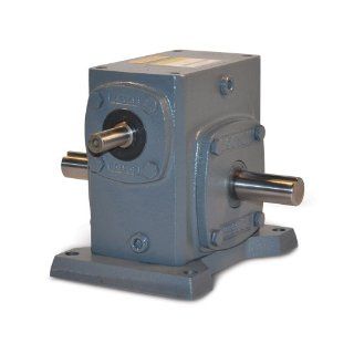 Boston Gear 721B50KH Right Angle Gearbox, Solid Shaft Input, Left and Right Output, 50:1 Ratio, 2.06" Center Distance, .66 HP and 857 in lbs Output Torque at 1750 RPM: Mechanical Gearboxes: Industrial & Scientific