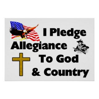 I Pledge Allegiance Poster