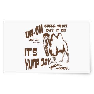 Hump Day Wednesday Funny Camel Sticker