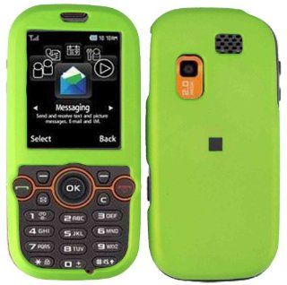 Neon Green Hard Case Cover for Samsung Gravity 2 T469 T404G: Cell Phones & Accessories