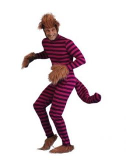 Alice in Wonderland Cheshire Cat Adult Plus Size Halloween Costume Size 54 (XXL) Clothing