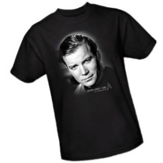 Captain Kirk Portrait    Star Trek Youth T Shirt, Youth Small: Clothing