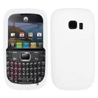 Soft Skin Case Fits Hua wei M636 Pinnacle 2 White Skin MetroPCS: Cell Phones & Accessories