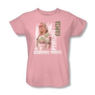 Criminal Minds   Womens Penelope T Shirt In Pink: Novelty T Shirts: Clothing