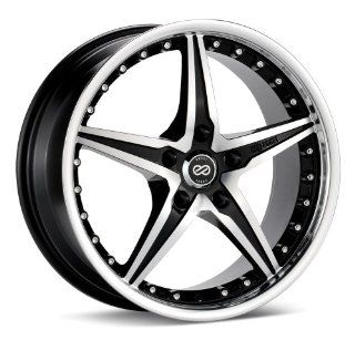 Enkei L SR  Luxury Series Wheel, Black Machined (18x7.5"   5x100, 42mm Offset) One Wheel/Rim: Automotive