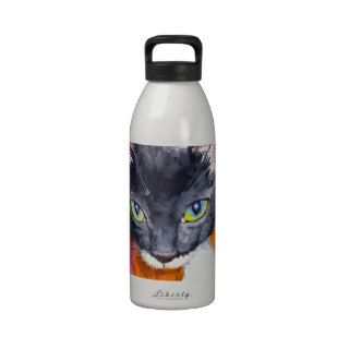 Squeak   The Wonder Cat! Reusable Water Bottles