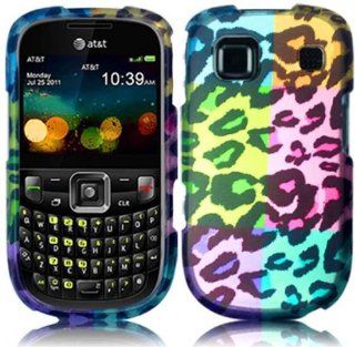 ZTE Z431 Hard Rainbow Leopard Case Cover Faceplate Protector with Free Gift Reliable Accessory Pen: Cell Phones & Accessories