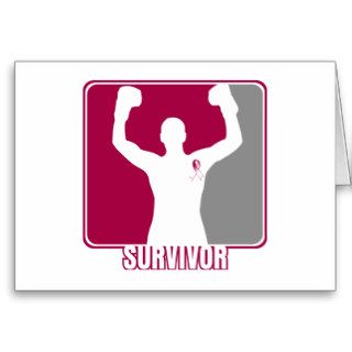 Throat Cancer Winning Survivor Greeting Cards