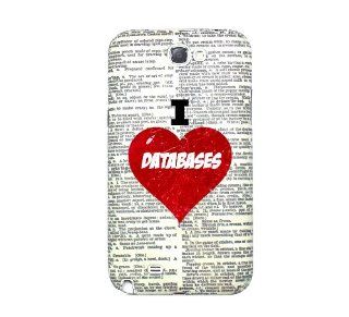 SudysAccessories I Love Databases On Dictionary Samsung Galaxy Note 2 Case Note II Case N7100   SoftShell Full Plastic Snap On Graphic Case: Cell Phones & Accessories