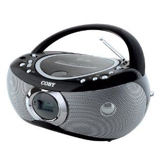 Coby MPCD455 Portable AM/FM Radio MP3 CD Player, Black (Discontinued by manufacturer) : MP3 Players & Accessories