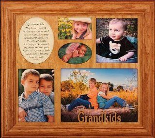 GRANDKIDS ~ Photo & Poetry COLLAGE Frame ~ Wonderful Gift for a GRANDMA, GRANDPA or GRANDPARENTS!   Picture Frames