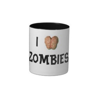 I Love Zombies Huge Coffee Mug