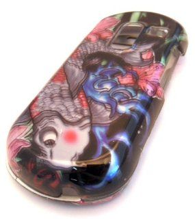 Samsung R455c Straight Koi Fish Tattoo GLOSS Design HARD Case Skin Cover Protector: Cell Phones & Accessories