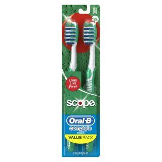 Oral B Complete Fresh Scope Scented Medium Bristles Toothbrush 2 Count: Health & Personal Care