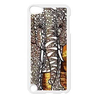 Custom Elephant Case For Ipod Touch 5 5th Generation PIP5 440 Cell Phones & Accessories