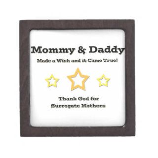 Mommy & Daddy made a wish and it came true Premium Jewelry Box
