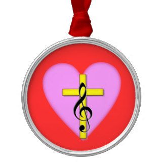 Love of Christian Music Christmas Ornaments