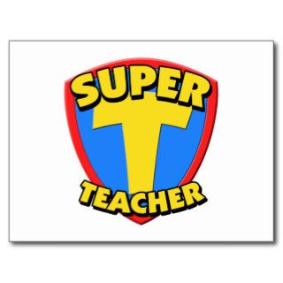 Super Teacher Post Card