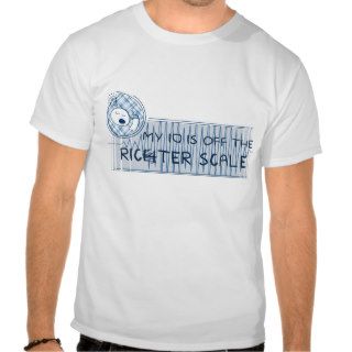 IQ Richter Scale Tee Shirts