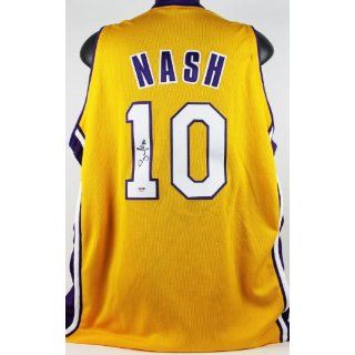 LAKERS STEVE NASH AUTHENTIC SIGNED JERSEY AUTOGRAPHED CERTIFICATE OF AUTHENTICITY PSA/DNA #S84440: Sports Collectibles