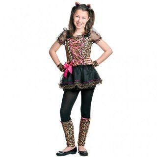 Fancy Dress   Girls Precious Leopard Costume   Age 6 8 Years: Toys & Games