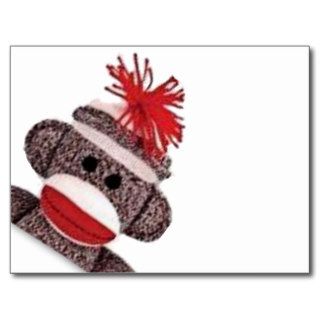 Sock Monkey merchandise products gifts Postcard