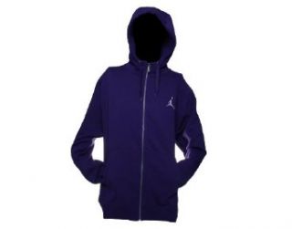 Nike Air Jordan All Day Full Zip Mens Hoodie Sweatshirt X Large Purple Clothing