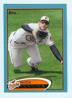 Nick Markakis 2012 Topps Baseball  Blue Parallel Card #468 Baltimore Orioles: Sports Collectibles