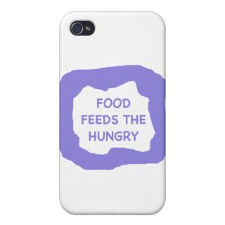 Food feeds the hungry .png iPhone 4 cover