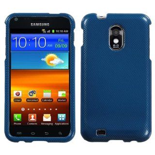 MYBAT Carbon Fiber/Dark Blue Phone Protector Cover for SAMSUNG D710 (Epic 4G Touch): Cell Phones & Accessories