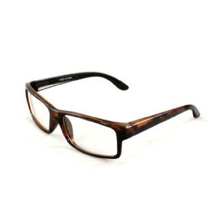 MLC Eyewear Rectangle Nerdy Sunglasses 470 Black Leopard Frame Clear Lens for Women and Men (can be optical frame)  Other Products  