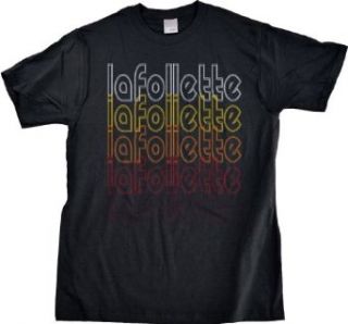LA FOLLETTE, TENNESSEE Retro Vintage Style Adult Unisex T shirt: Clothing