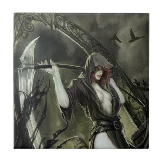 No Tomorrow #1B Grim Reaper Keres Goddess of Death Tile