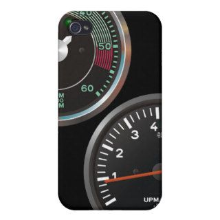 Vintage racing instruments: Classic car gauges Cover For iPhone 4
