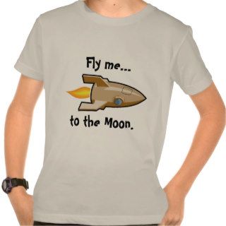 Fly me to the Moon   kids shirt