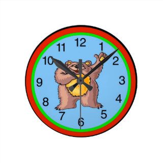 Teddy Bear Clock Face