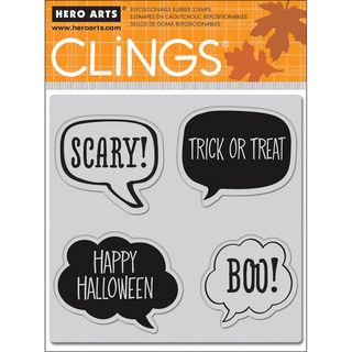 Hero Arts Cling Stamps Scary! Hero Arts Clear & Cling Stamps