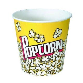 Paper Popcorn Bucket, 85 Oz, Popcorn Design, 15/Pack : Solo Cup Company Popcorn Container : Office Products